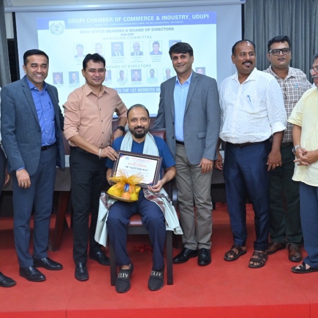 1st Monthly Members Meeting of Udupi Chamber of Commerce and Industries